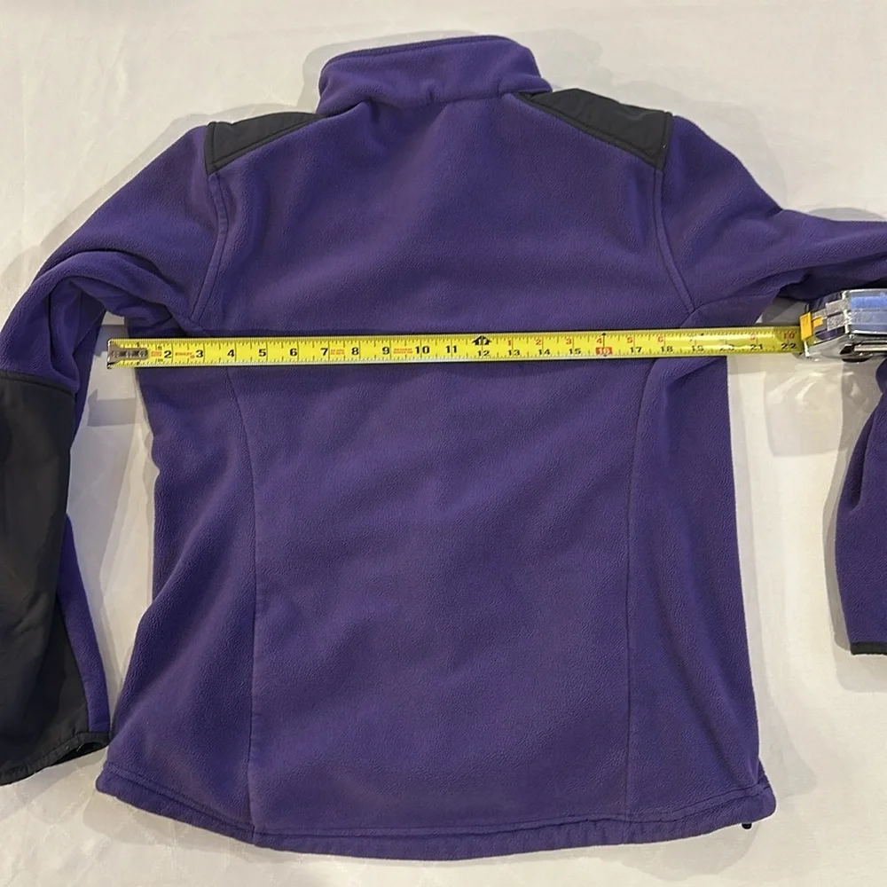 L.L. BEAN Women’s Purple Polartec full Zip Up Fleece Jacket‎ Size Small EUC